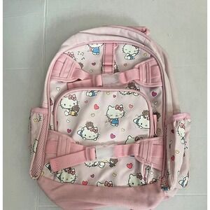 Pottery Barn Kids Hello Kitty® Hearts Backpack Mini Pink NWOT